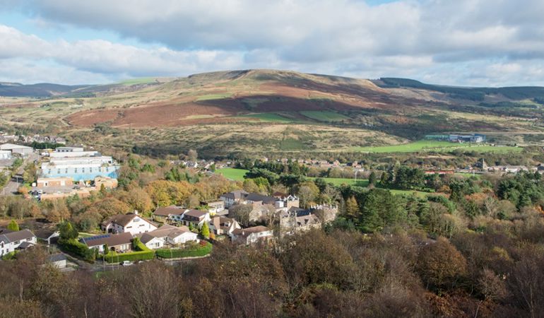 View of the Upper Llynfi Valley View of the Upper Llynfi Valley