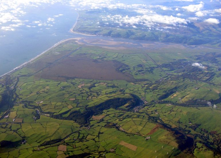 Dyfi, aerial view Dyfi, aerial view