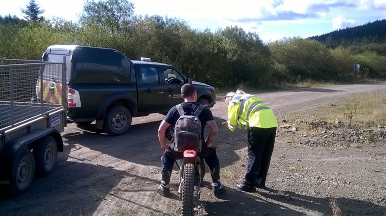 Illegal off-roaders caught by South Wales Police Illegal off-roaders caught by South Wales Police