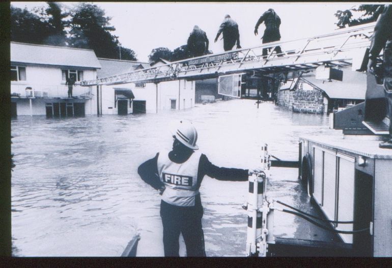 Historic picture of flooding Historic picture of flooding