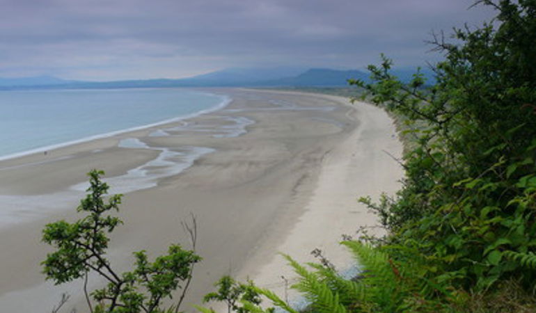 View of Morfa Harlech beach View of Morfa Harlech beach
