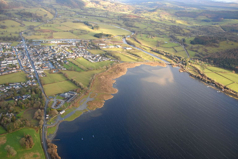 Llyn Tegid from above Llyn Tegid from above