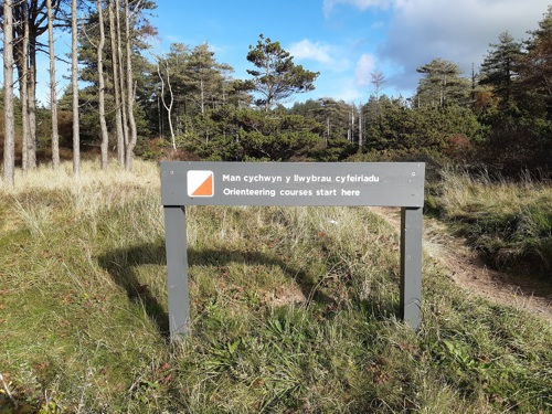 Orienteering sign